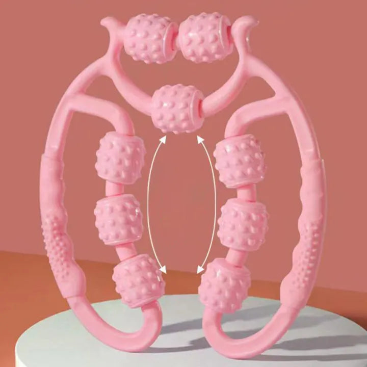 💆♂️✨ 9-Wheel U-Shape Massage Roller ✨💆♀️