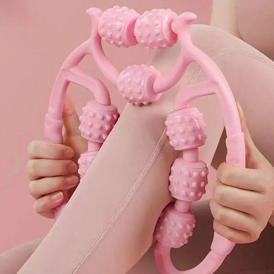 💆♂️✨ 9-Wheel U-Shape Massage Roller ✨💆♀️