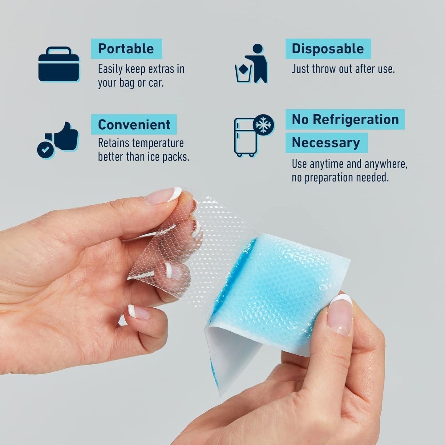 Migraine Cooling Headache Patches – Pack of 6
