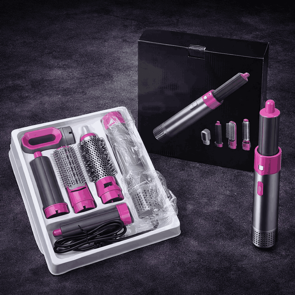 5-in-1 Professional Hot Air Styler & Hair Dryer Set