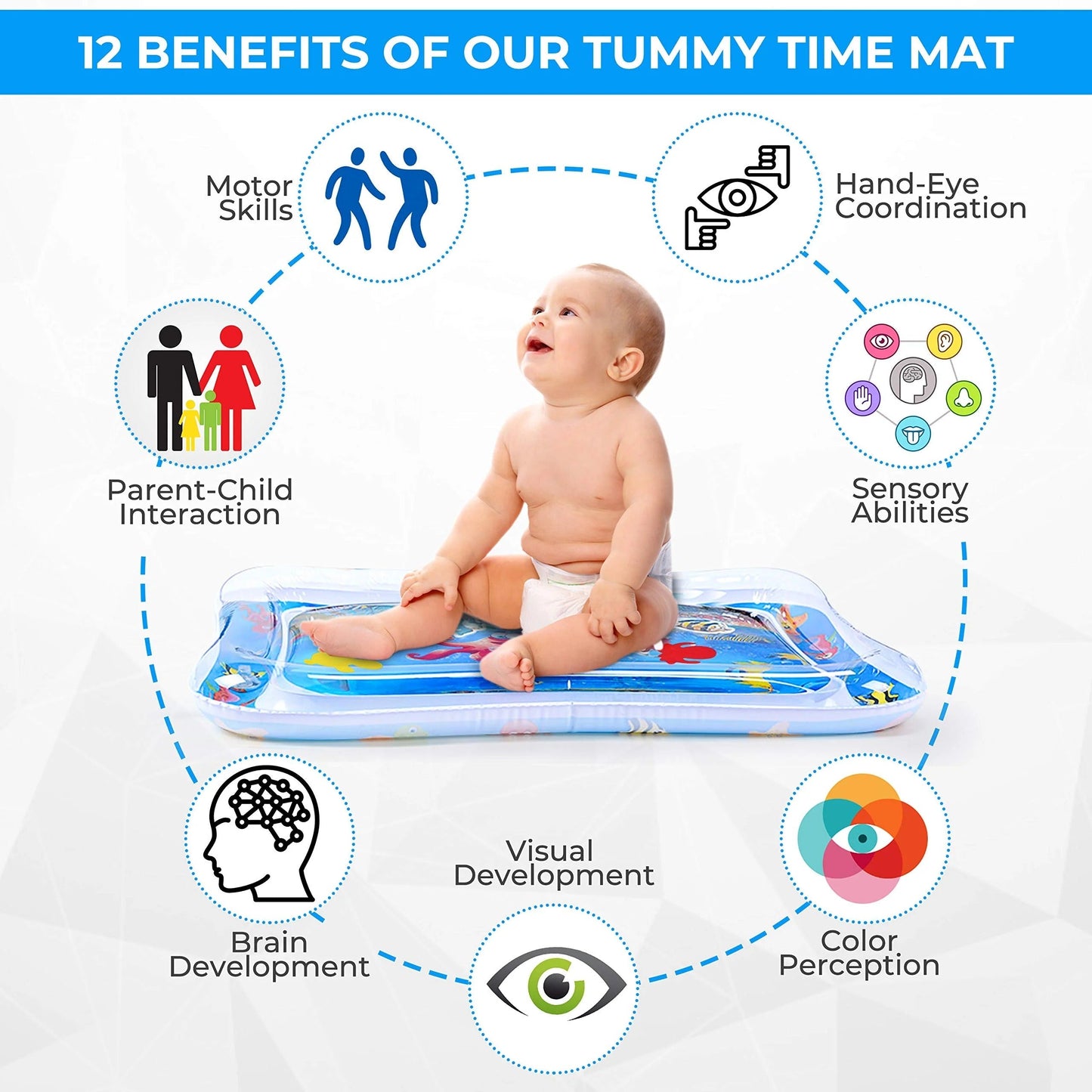 Inflatable Water Play Mat for Babies