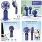 AeroBreeze 5-in-1 Smart Mini Fan Premium Pocket-Sized Power with Digital Display