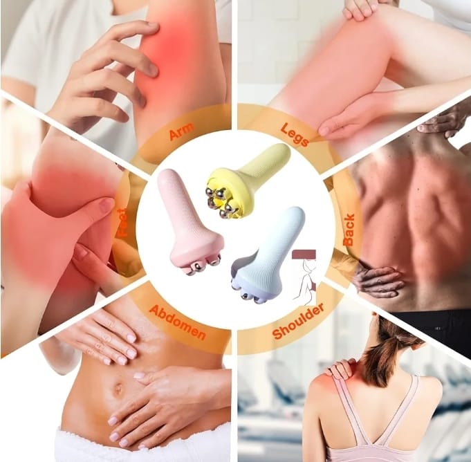 ReviveRoll Pro Deep Tissue Massager Premium 360° Handheld Muscle Relief Sphere
